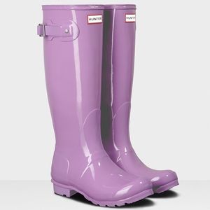 New in Box Hunter Original Tall Gloss Boots
